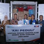 Bantu Korban Gempa Cianjur, KAI Salurkan Bantuan dan Hadirkan Rail Clinic di Stasiun Cianjur