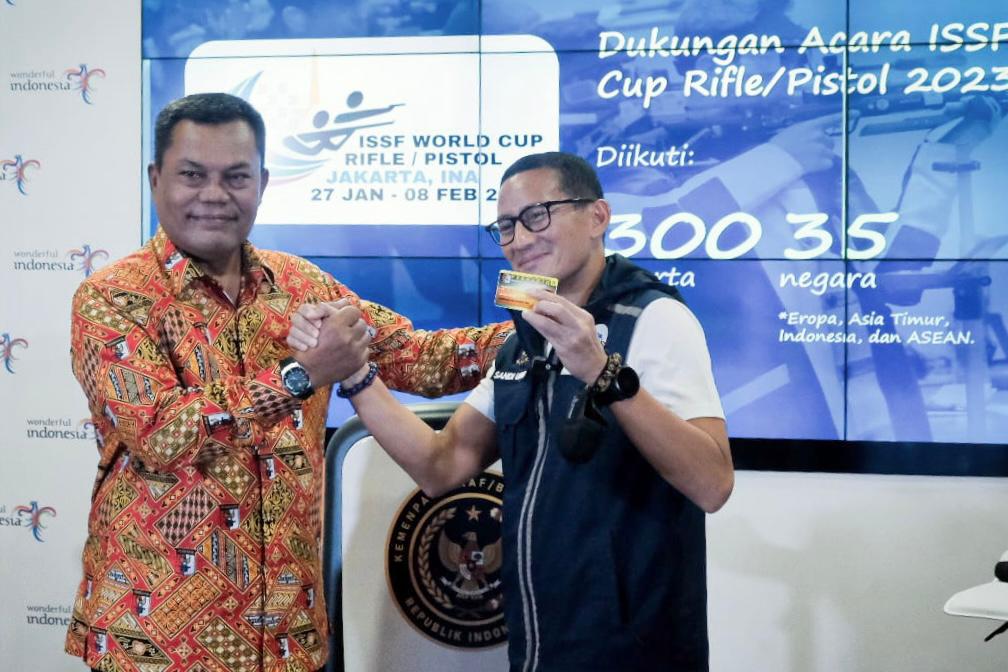 Kemenparekraf Dukung Event Olahraga ISSF World Cup 2023 Digelar di Jakarta 1