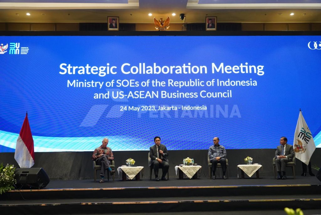 Langkah Strategis Erick Thohir, Sinergi Global dengan US-ASEAN Business Council 1